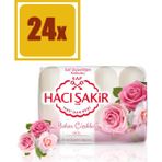Hacı Şakir Güzellik Sabunu Gül 4 x 70 gr 24'lü Set