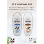 Hacı Şakir Hindistan Cevizi 500 ml Şampuan+Bademli 500 ml Rosie Şampuan
