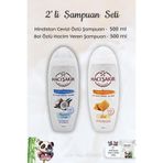 Hacı Şakir Hindistan Cevizi 500 ml Şampuan+Ballı 500 ml Rosie Şampuan