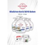 Hacı Şakir Hindistan Cevizi Sütlü Sıvı El Sabunu 300 ml x 4 ve Rosıe - 1