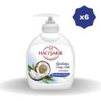 Hacı Şakir Hindistan Cevizli Sıvı Sabun 300 ml - 6 Adet