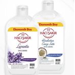Hacı Şakir Lavanta 1500 ml ve 1500 ml Hindistan Cevizi Sıvı El Sabunu