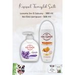 Hacı Şakir Lavanta Dinlendirici Sıvı Sabun 300 Ml, Ballı Şampuan 500 Ml Ve Rosıe - 1