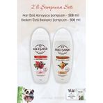 Hacı Şakir Nar 2'si 1 Arada 500 ml Şampuan+Bademli 500 ml Rosie Şampuan