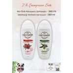 Hacı Şakir Nar 2'si 1 Arada 500 ml Şampuan+Zeytinyağlı 500 ml Rosie Şampuan