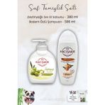 Hacı Şakir Zeytinyağlı Sıvı Sabun 300 Ml, Bademli Şampuan 500 ml ve Rosıe - 1