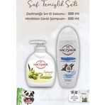 Hacı Şakir Zeytinyağlı Sıvı Sabun 300 ml, Hindistan Cevizli Şampuan 500 ml ve ROSIE