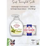 Hacı Şakir Zeytinyağlı Sıvı Sabun 300 Ml, Saf Doğal Sabun 4 X 150 Gr Ve Rosıe