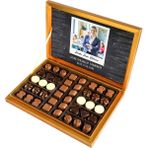 Hacı Şerif Fotoğraflı Isimli Öğretmenler Günü Hediyesi Special Çikolata 480G (Gold Kutu) - 480 gr