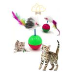 Hacı Yatmaz Kedi Oyun Topu – Yavru & Yetişkin Kediler Için Eğlenceli Hacıyatmaz Oyuncak