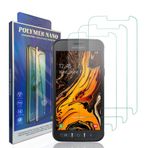 HACIEN Samsung Galaxy Xcover 4S/4 ile uyumlu, sertleştirilmiş cam sertlik derecesi 9H koruyucu folyo, kabarcıksız, kırılmaz folyo, cam folyo, ekran koruyucu folyo, Samsung Galaxy Xcover 4S/4 için ekran