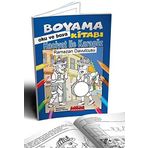 Hacivat İle Karagöz Ramazan Davucusu (Oku ve Boya): Hikayeli Boyama Kitabı