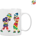 Hacivat & Karagöz Premium Porselen Kupa Bardak - Beyaz - Beyaz 2