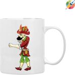 Hacivat & Karagöz Premium Porselen Kupa Bardak - Beyaz - Beyaz 6