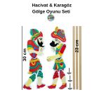 Hacivat Ve Karagöz Gölge Oyun Seti 1 Takım