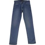 Hacker Fistan Store Erkek Açık Mavi Yüksek Bel Rahat Kesim Boru Paça Büyük Beden Jean Pantolon - 40