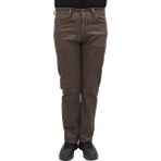 Hacker Fistan Store Erkek Kahverengi Normal Bel Normal Kesim Boru Paça Büyük Beden Jean Pantolon - 32