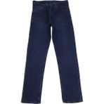 Hacker Fistan Store Erkek Lacivert Normal Bel Normal Kesim Boru Paça Büyük Beden Jean Pantolon - 36