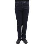 Hacker Fistan Store Erkek Lacivert Normal Bel Normal Kesim Boru Paça Büyük Beden Jean Pantolon - 40