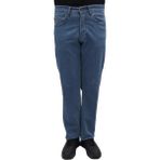 Hacker Fistan Store Erkek Mavi Yüksek Bel Rahat Kesim Boru Paça Büyük Beden Jean Pantolon - 33