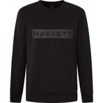 Hackett London Erkek Essential Sp Crew Sweatshirt, siyah (Black), L