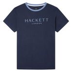 Hackett London HM500797 Heritage Classic Tee Lacivert Erkek T-shirt