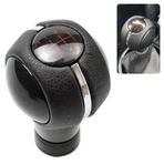 Hacreyatu 6 Hız Manuel Vites Topuzu Shifter Kapak ABS Deri Aksesuar Mini Cooper F54 F55 F56 F57 F60