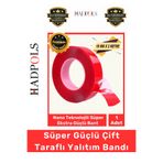 HadPols #SilikonBant Ekstra Güçlü Çok Amaçlı Çift Taraflı Tamir Cam Dış Mekan 2mt Şeffaf Nano Sabitleme Bant