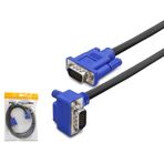 Hadron 150 CM Vga Görüntü Kablosu L Tipi VGA Monitör Projeksiyon Kablo Siyah