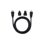 Hadron 3in1 HDMI Kablo Set - Micro ve Mini HDMI Set - 1.5m
