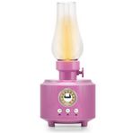 Hadron C210 100-100 200 mm Pembe Nostalji Gaz Lambası Bluetooth Speaker
