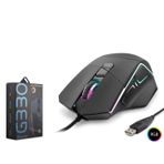 Hadron G330 Shooter 6400DPI RGB Ledli 1.50 mt USB Kablolu Siyah Oyuncu Mouse