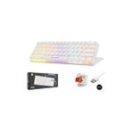 Hadron G508R Kablolu Oyuncu Mini Klavye Mekanik Red Switch Rgb Q Beyaz - Siyah