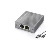 Hadron Gigabit Ethernet Switch 4 Port Type C Güç Girişli Gri HDX1413