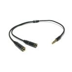 Hadron HD-4624 Mikrofon Kulaklık 2Aux to Aux Çevirici Adaptör