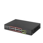 Hadron Hd16 Poe Swıtch 2Uplınk 16+2 10-100-1000 Mbps 16Port