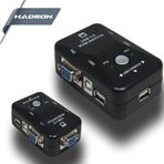 Hadron HD221 KVM 2 Giriş 1 Çıkış Switch