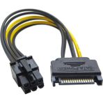 Hadron HD4535 Sata Elektrikten 6 Pin Çevirici (6 Pin Ekran Kartı Güç Kablosu)