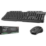 Hadron HD842(834) Kablosuz Klavye Mouse Set USB Wifi Siyah Ergonomik Tasarıma Sahip Ev - Ofis İçin