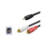 Hadron HDX1059 Aux to 2Rca Kablo A Kalite 3 Metre