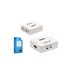HADRON HDX1281 HDMI Dişi to AV Görüntü Dönüştürücü 1080p - Beyaz