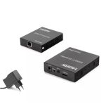Hadron Hdx1363 Hdmı Kvm Extender 4K Loop-Out 120 M - Gümüş