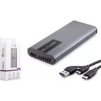 Hadron Hdx1781 Ssd Kutu Type-C3.1 + Usb3.0 Ngff Alimünyum + Plastik M2 Chıp Rtl9201r Rgb Gr