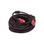 Hadron HDX2011 HDMI Kablo Örgülü 20M Siyah
