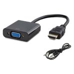 Hadron HDX2019 VGA To HDMI Dönüştürücü Siyah Kablo