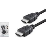 Hadron Hdx2027 Hdmi (M) To Hdmi (M) Kablo Pvc 50 Cm Siyah