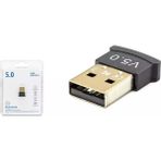 Hadron HDX2254 Bluetooth v5.0 Mini USB Adaptör - Siyah, Hızlı Veri Aktarımı ve Kolay Kullanım