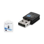 Hadron HDX2255 Wi-Fi 2.4GHz 300Mbps Midi Kablosuz Siyah USB Adaptör