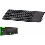 HADRON HDX2505 BLUETOOTH + WIRELESS KLAVYE + TOUCH PAD Q SİYAH - siyah