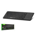 Hadron HDX2505 Türkçe-Q Bluetooth 2.4GHz Kablosuz Touchpad Siyah Klavye